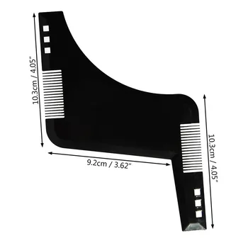 

Beard Shaping Tool Hair Trim Comb Shaper Template Guide for Shaving or Stencil Beard Straightener Comb Hair Brush Beard Comb