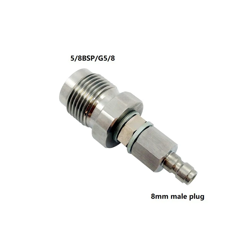 DIN 232& 300 бар 5/8BSP на 1/8BSP переходник для фитинга для PCP пневматическое оружие зарядки