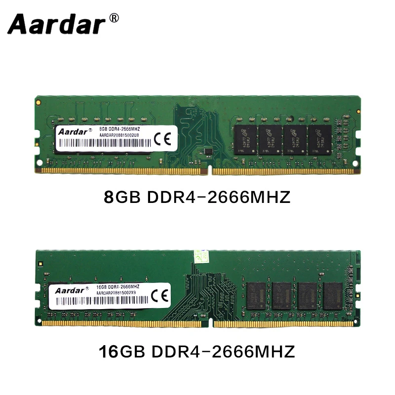 Компьютерная ОЗУ 2133 МГц 2400 2666 высокоскоростная память ddr RAM 4 8 Гб|Оперативная