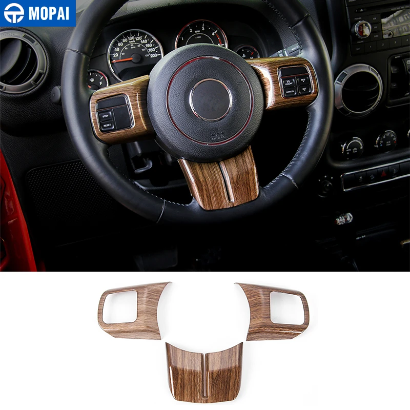 MOPAI украшение на руль автомобиля из древесины аксессуары для Jeep Wrangler патриота