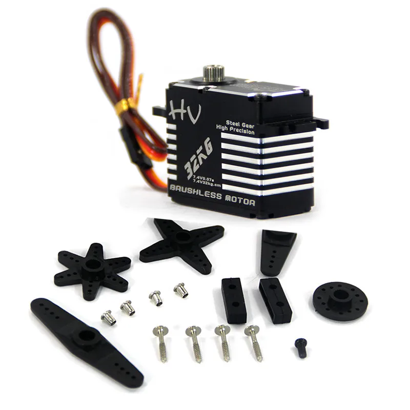 JX BLS HV7132MG 32 кг HV высокоточная стальная шестерня полностью CNC алюминиевая оболочка
