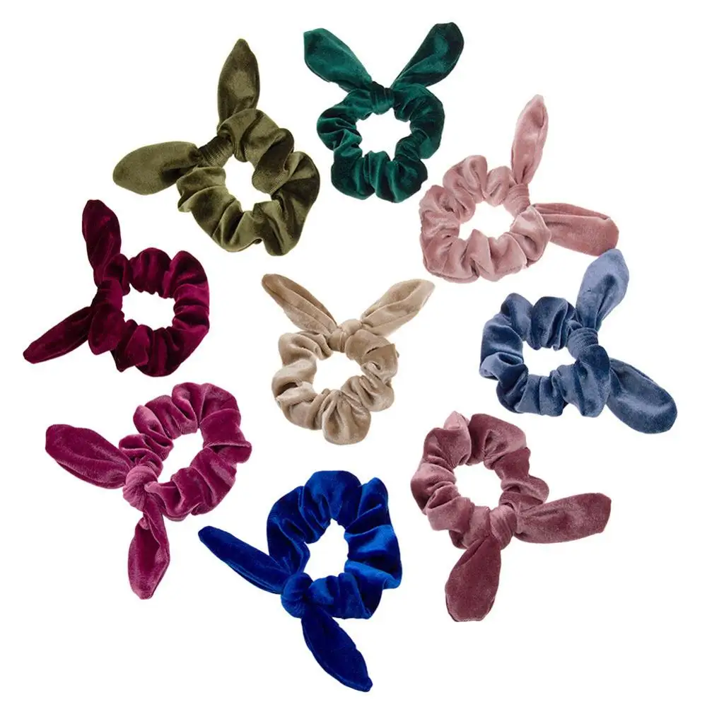 9Pcs LOVEF резинки для волос бархатные резинки для волос - Цвет: 9Pcs