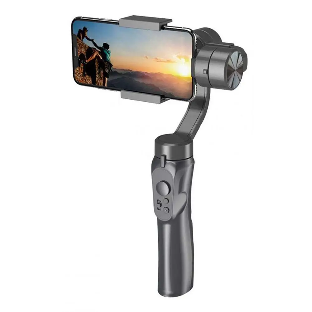 3-осевой шарнирный стабилизатор для камеры для iPhone X XR XS смартфона с защитой от вибрации монопод штатив-держатель