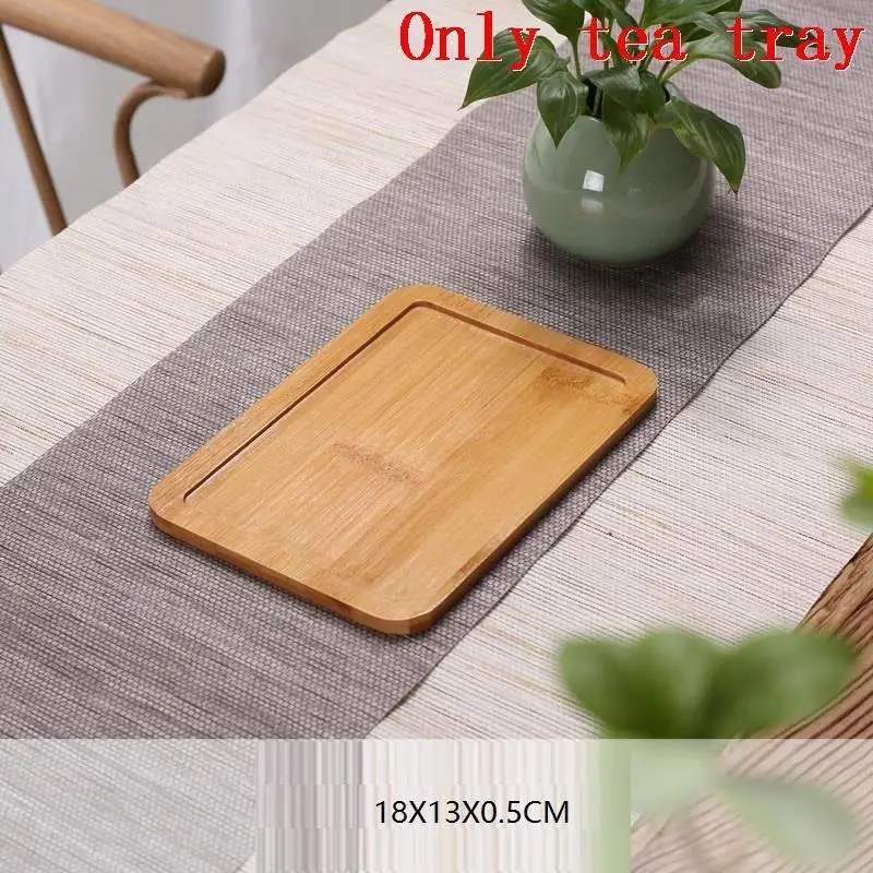 MODEL A Сервировочный набор чайной посуды Juego De Para Servir аксессуары Te Chino стол Bandeja Bamboo Serv Ing Китайский держатель Gongfu чайный поднос - Цвет: MODEL A