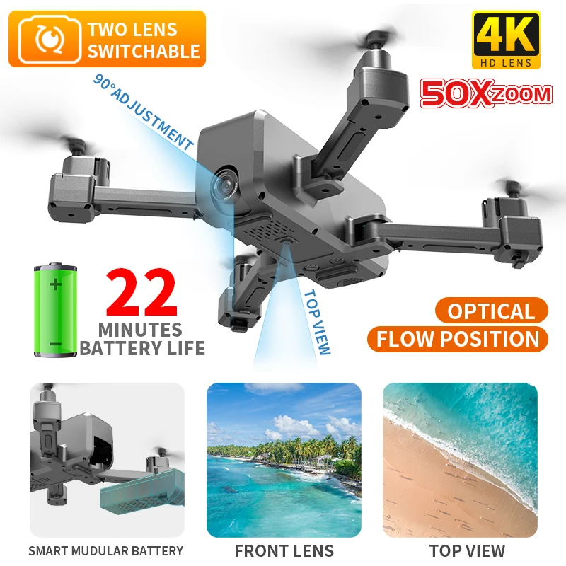 H5 drone 4k HD широкоугольная камера wifi FPV высота может держать Плавание в течение 20 минут поддержка vr режим Квадрокоптер Дрон с камерой квадракоптер с камерой квадрокоптер квадракоптер квадрокоптер с камерой проф