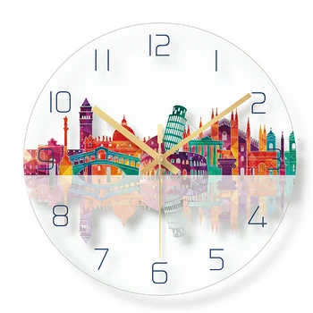

3d Wall Clock Modern Clocks Wall Watches Home Decor Luxury Silent Bathroom Clock Waterproof Orologio Da Parete Nordic Design EE5