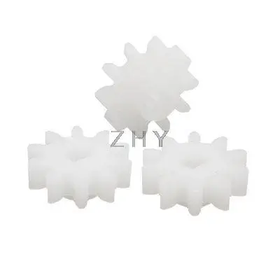3 шт. 10x33,7x14 мм PCB Propene полимерный Spur gear Wht
