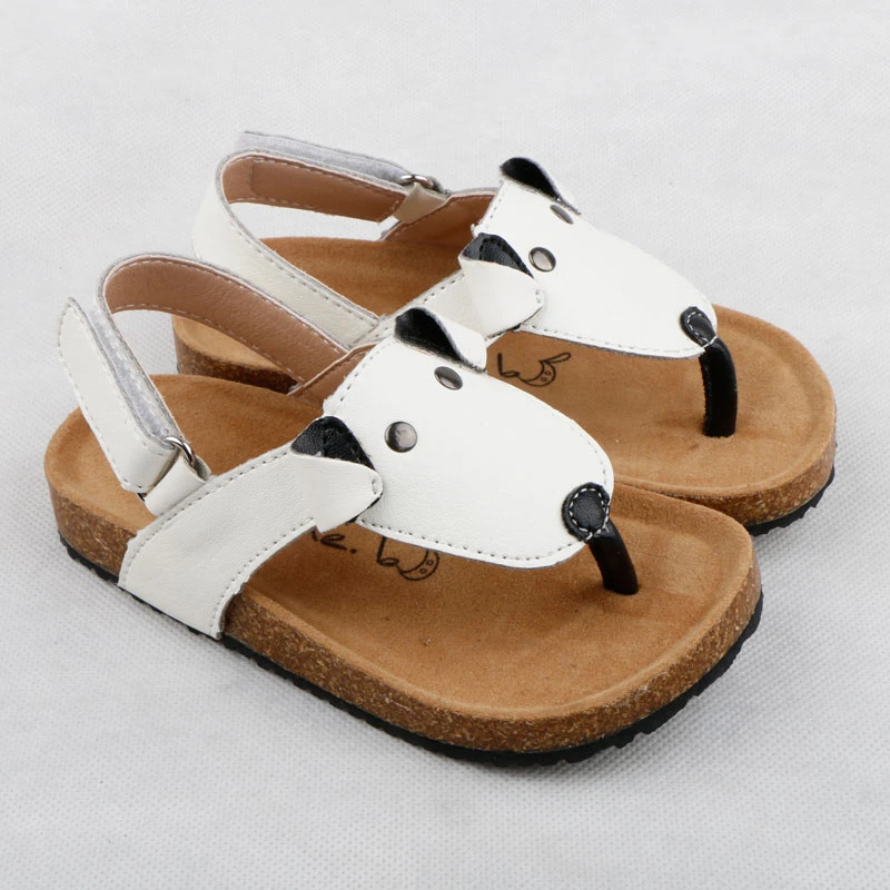 childrens white flip flops