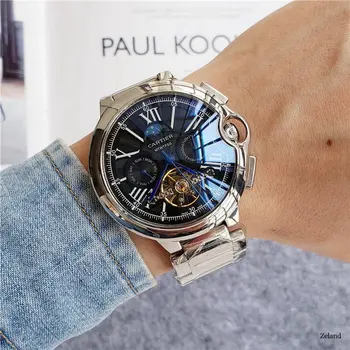 

Cartier- Luxury Watch Men women Watch Waterproof Automatic Mechanical Watch Stainless Steel Sapphire Crystal Wristwatch 22