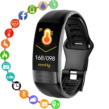 

New Smart Bracelet IP67 Waterproof Fitness Tracker Color Screen Smart Watch for Kids Adult with Heart Rate Health Sports Monitor