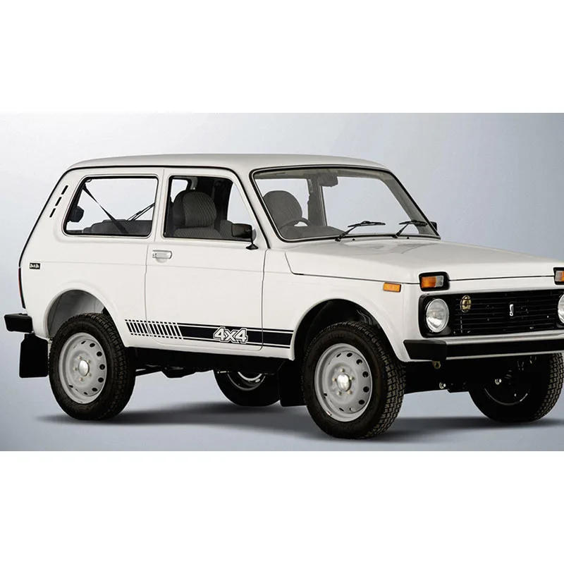 Внедорожные автомобильные наклейки для кузова Lada Niva Urban 4X4 виниловые наклейки аксессуары для автомобиля Защита Стайлинг
