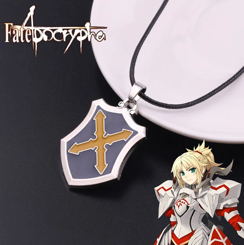 1pcs Anime Fate Apocrypha Mordred Cosplay Necklace Pendant Chain