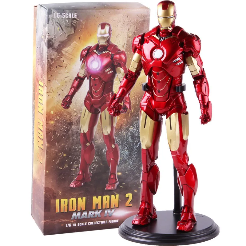 Marvel Железный человек Мстители Бесконечность войны MK50 Железный человек фигурка Marvel Железный человек Mark 50 фигурка ПВХ Коллекционная модель игрушки - Цвет: B with colorful box