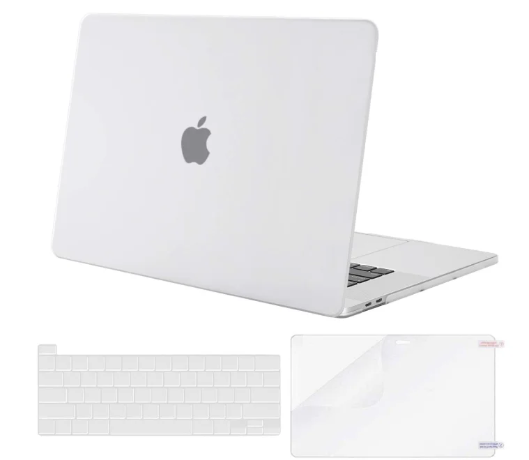 Custodia Rigida Per MacBook Air 13" - Trasparente Opaca - Compatibile Con Modelli 2018-2020 - Foto 3