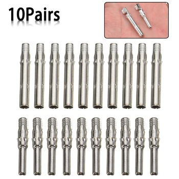 

20pcs Male Female Connector Terminal Pin Compatible With Solar Panel PV Connectors For Home Accessories