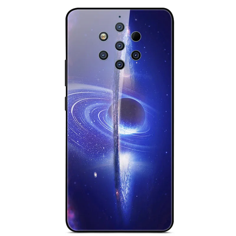 17 Для Nokia 9 PureView чехол из закаленного стекла «Планета космос» чехол из стекла для Nokia 9 Pure View Nokia9 PureView Coque Shell - Цвет: 17