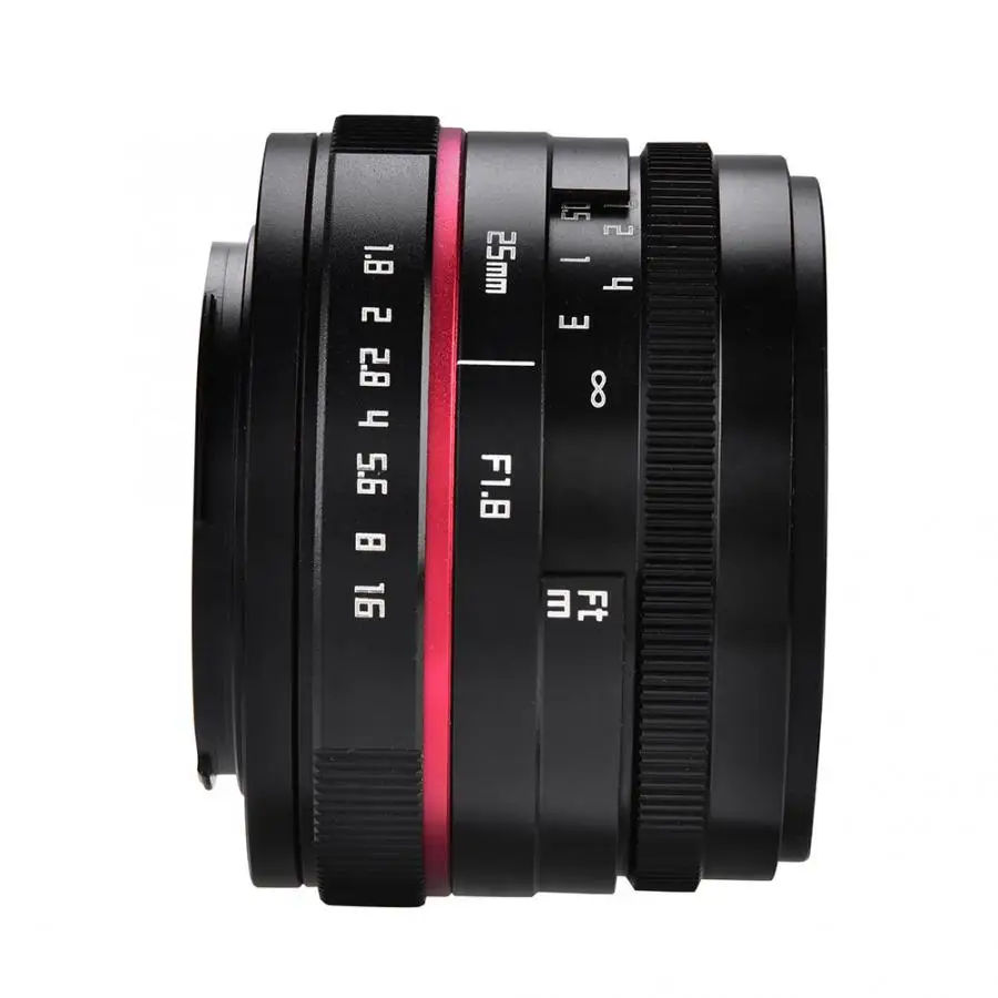 25 мм f1.8 ручная фокусировка объектива для M4/3 крепление или для Canon Крепление Для беззеркальных камер фотообъективы аксессуары
