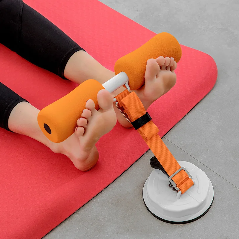 Portable Home Fitness Sit-ups Assistant Equipment With Suction Cup Abdomine Muscle Curl Training Adjustable Body Building Machin