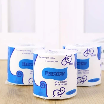 

Household Three-layer Toilet Packing Clean and Sanitary Paper Single Roll Individual Hand Feeling Soft Suitable for Kitchen