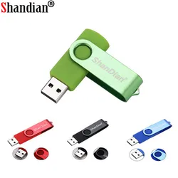 SHANDIAN – Clé USB externe pivotante de 64 go, 32 GO, 16 GO, 8 GO, 4 GO, flash drive créative, mémoire externe 