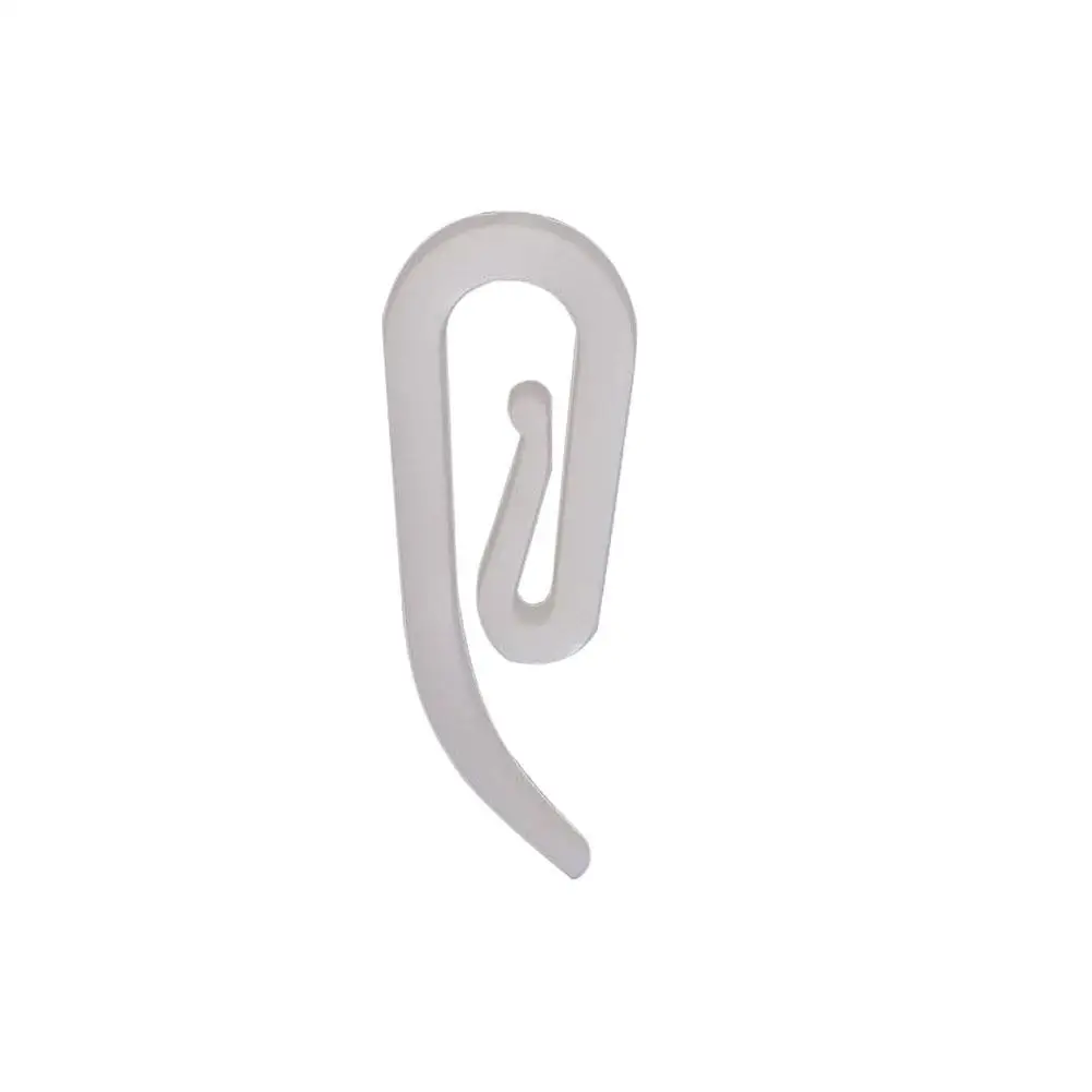 40Pcs Plastic Window Curtain Rod Slide Rail Track Glider Hooks Drape Pole Runner Loop Clip Hook Home Curtains Accessories 6