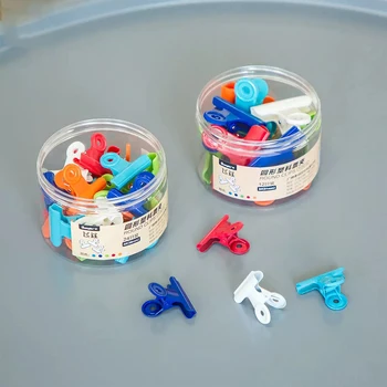 

Fizz Colored Folder Multi-function Mini Metal Clips Set Colorful Notes Letter Paper Clip School Students Office Supplies