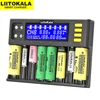 LiitoKala Lii-S8 Battery Charger  Li-ion 3.7V  NiMH 1.2V Li-FePO4 3.2V IMR 3.8V charger  for 18650 26650 21700 26700 AA AAA ► Photo 1/5