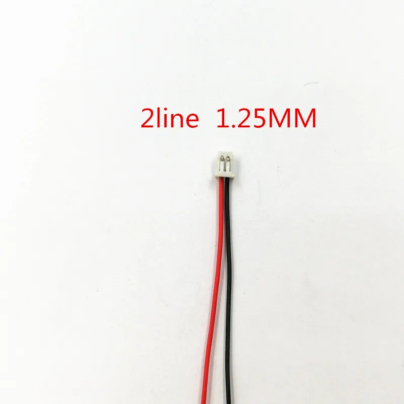 JST PH 2,0 мм 2 pin хорошего качества 3,7 V, 1500 mAH, 504050 полимерный литий-ионный/литий-ионная аккумуляторная батарея для игрушка, портативное зарядное устройство, gps, mp3, mp4 - Цвет: plug 1.25mm