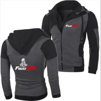 

2019 fall winter F800GS Men Motorcycle men sweatshirts pullover coat Men Zipper casual jacket hoodie