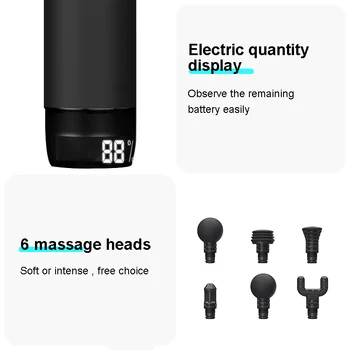 BOOSTER M2-12V LCD Display Massage Gun Professional Deep Muscle Massager 5