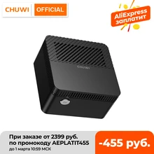 CHUWI – Mini PC de bureau LarkBox 4K, avec processeur Intel Celeron J4115 Quad Core, 6 go de RAM, 128 go de ROM, Windows 10, HD USB-C