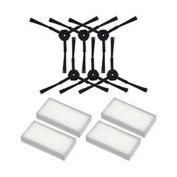 Filtre HEPA pour aspirateur ilife v5 x5 panda x500 ECOVACS CR120 X600, brosse latérale, accessoires 