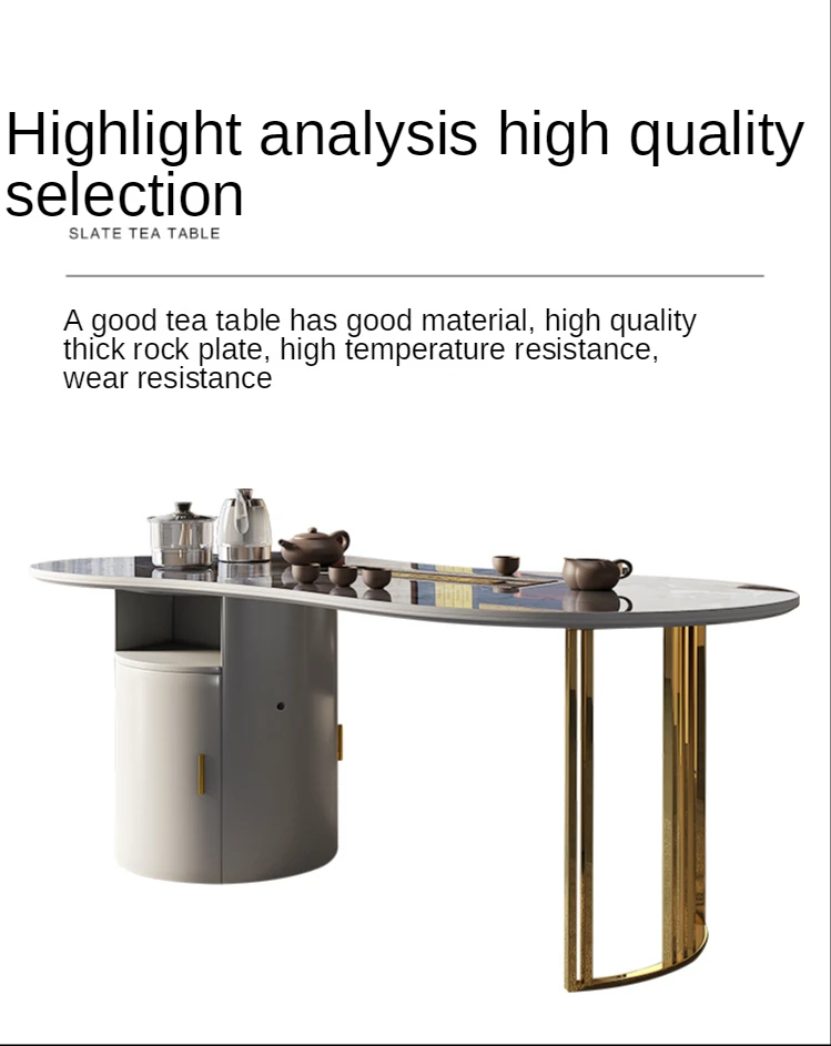 

Балконный чайный столик и стул, комбинированный чайный столик, современный минималистичный роскошный чайный столик в стиле рок, чайный столик в стиле кунг-фу, чайный набор