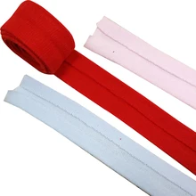 Мягкий хлопок спандекс манжета из ткани детский воротник трикотажная ткань аксессуары для одежды шириной 2,5 см TJ0526