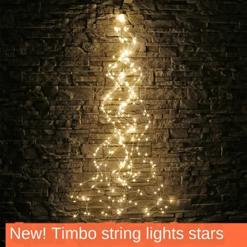 

Tree Vine Branch Multi-strand Copper Wire Waterproof String Lights Starry Romantic Wedding Holiday Lighting 200 Lights