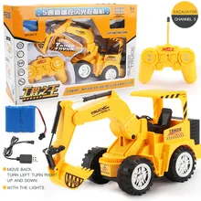 5-канальный пульт дистанционного Управление автомобиль RC автомобиль Беспроводной самосвал дистанционного Управление электротехника грузовых автомобилей игрушки для детей