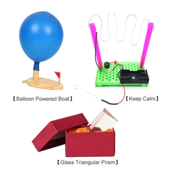 

STEM science experiment toys Kids Educational Physics Science Toys DIY Electric Game scientific experiments games for Children