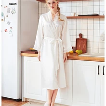 Летний женский шелковистый халат для сна, мини халат, китайский женский банный халат, короткая ночная рубашка юката, пижамы, Mujer, один размер