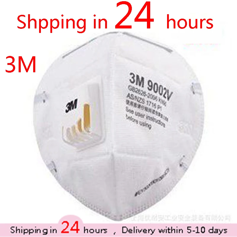 

9002V N95 mask anti fog dust disposable mask with respiratory valve protective labor protection dust mask 9001V FFP1 FFP2 FFP3