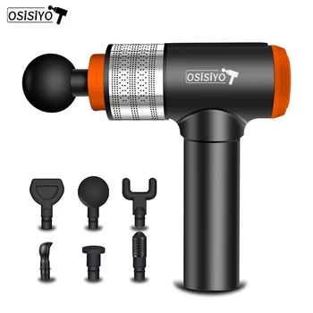 

OSISIYO Deep Muscle Tissue Massage Gun Electric Neck Massager Smart Hit Fascia Gun For Body Massage Relax Fitness Pain Relief