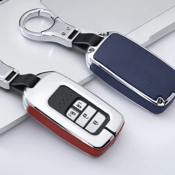 

High Quality Alloy Car Key Case Cover For Honda Hrv Civic 2017 Accord 2003-2007 Cr-v Freed Accessories