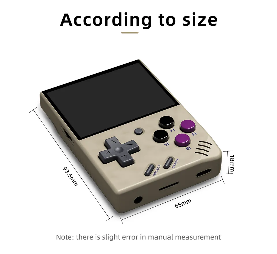 MIYOO MINI V2 Portable Retro Handheld Game Console 2.8Inch IPS HDScreen Video Game Consoles Linux System Classic Gaming Emulator