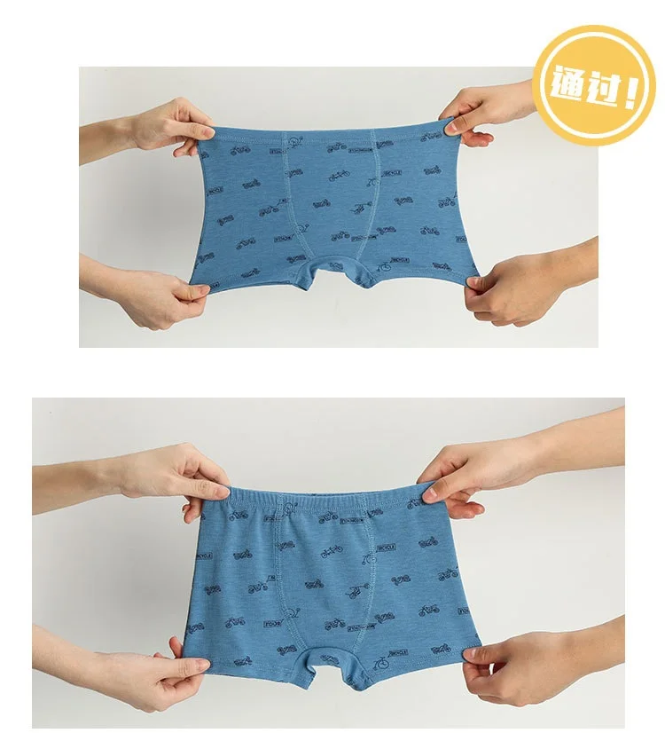 new free shipping high quality boys boxer shorts panties kids Bicycle design children underwear 2-14year 10pcs/lot