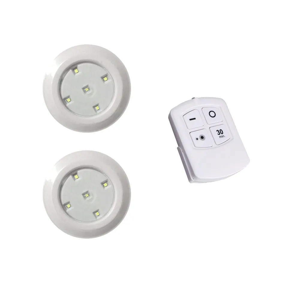 2 Lamp 1 Remote 5LED шкаф светильник беспроводной пульт дистанционного управления управление с регулируемой яркостью 5LED шкаф для одежды ванная светильник детская лампа для кормления прикроватный ночной Светильник - Цвет: 2 Lamp 1 Remote