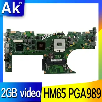 

AK U32VM Laptop motherboard for ASUS U32VM U32V U32 Test original mainboard HM65 PGA989 2GB video card