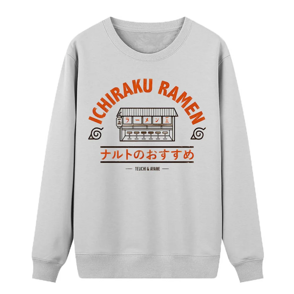 gray 6 Наруто Ichiraku Ramen Толстовка в стиле японского аниме для женщин модный спортивный костюм с капюшоном весна зима новые теплые флисовые Свободные толстовки - Цвет: gray 6