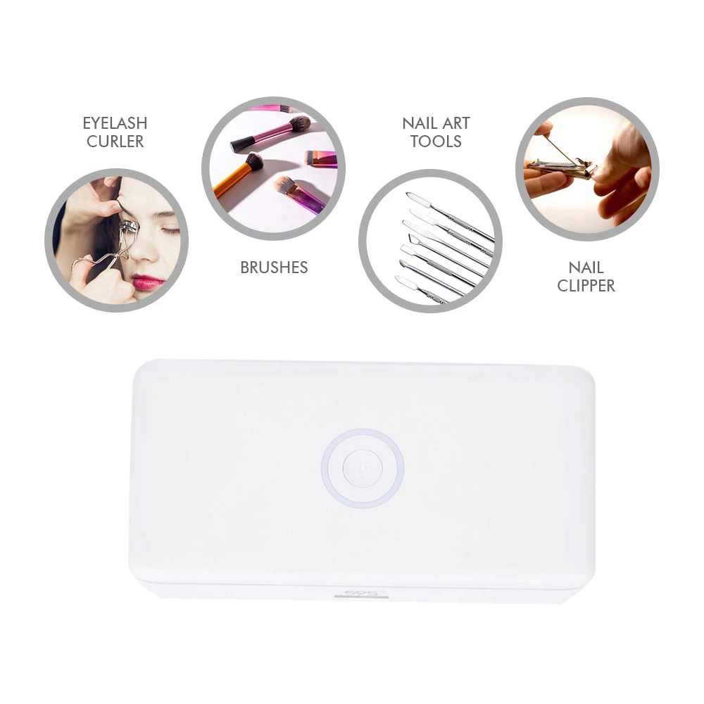 Kaufen UV Sterilisator Box Schönheit Werkzeuge Sterilisator Lagerung Box Tragbare Desinfektion Box für Salon Nail art Werkzeuge