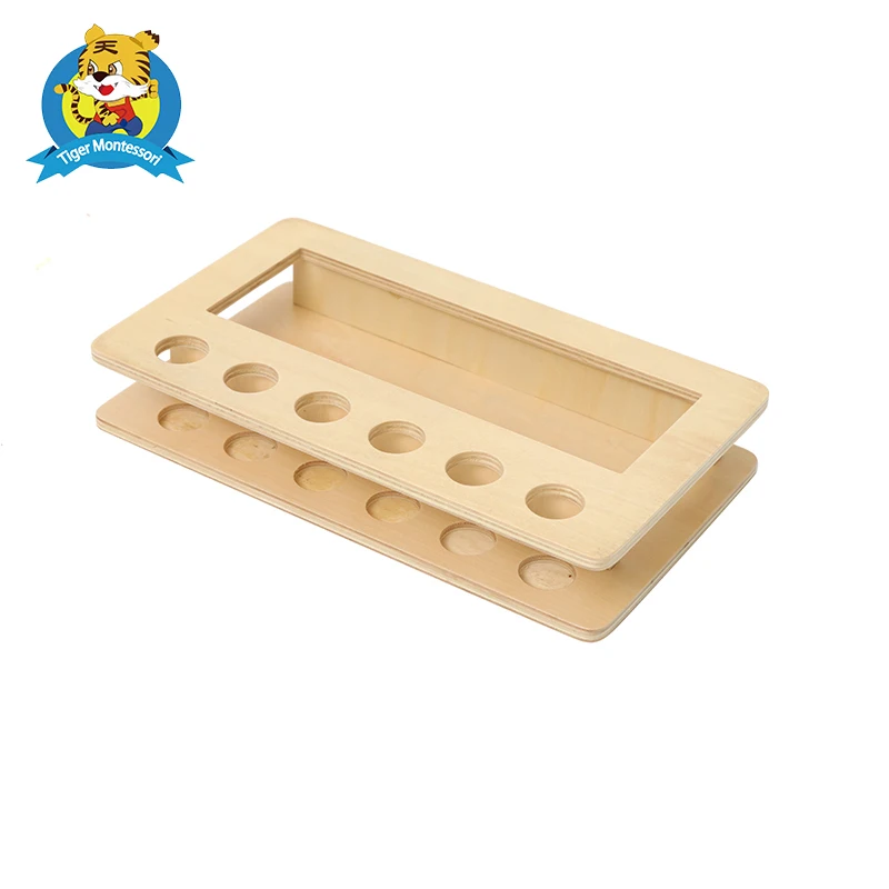 Профессиональная деревянная обучающая игрушка из материала Монтессори для малышей I180
