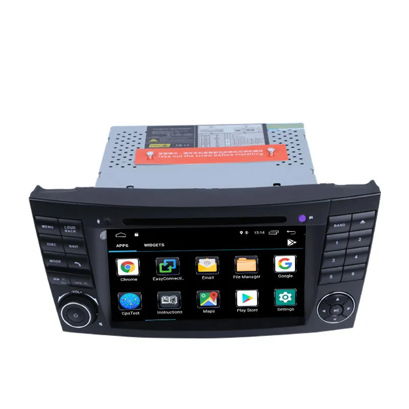 Android 9,0 радио Поддержка беспроводной CarPlay автомобильный dvd-плеер для Mercedes Benz E-Class W211 E200 E220 E240 E270 E280 2002-2008 W219