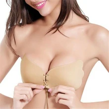 Бюстгальтер с фиксацией женский невидимый бюстгальтер супер без бретелек без спинки бесшовный клей без бретелек Крышка для соски от бутылки для вскармливания ребенка подъемная лента силиконовый бюстгальтер